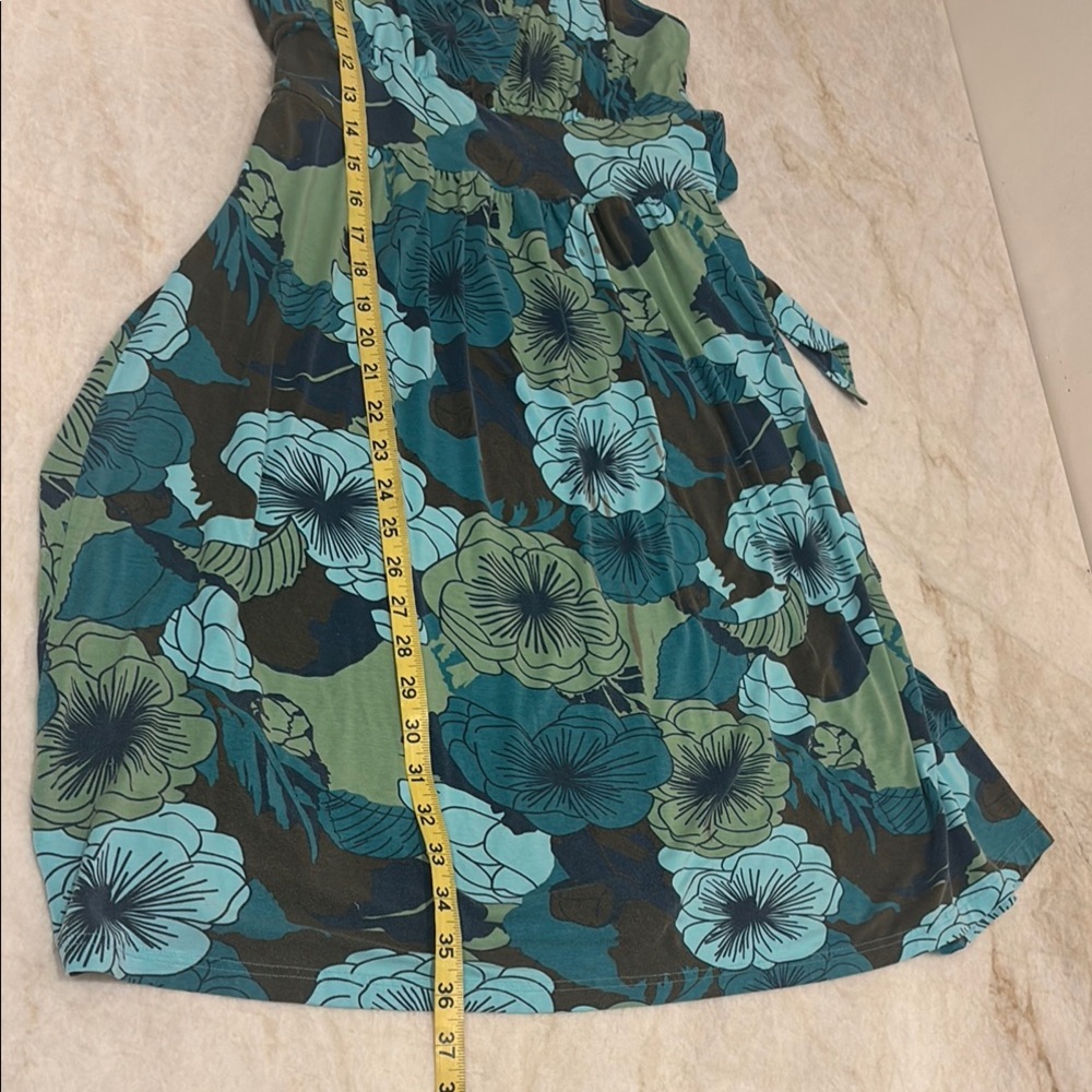 FLOUNCE Vintage TBD Floral Midi Dress L – Custom Tank Straps Size L - Picture 11 of 11